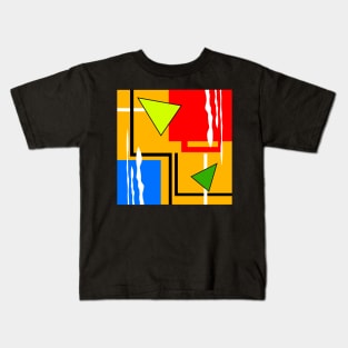 1980s retro abstract Kids T-Shirt